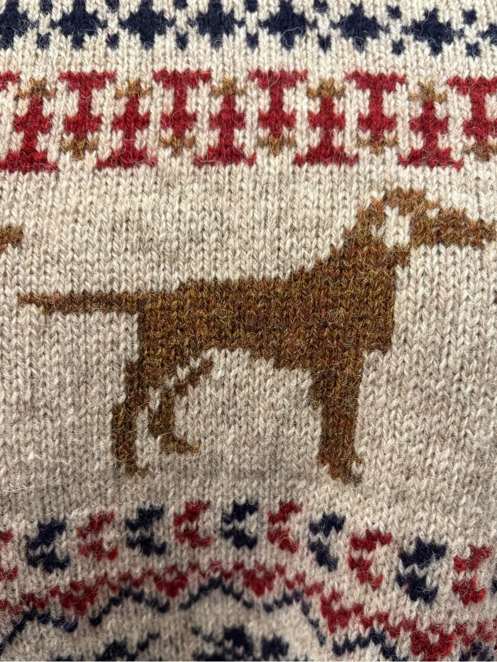 J crew medium dog print sweater